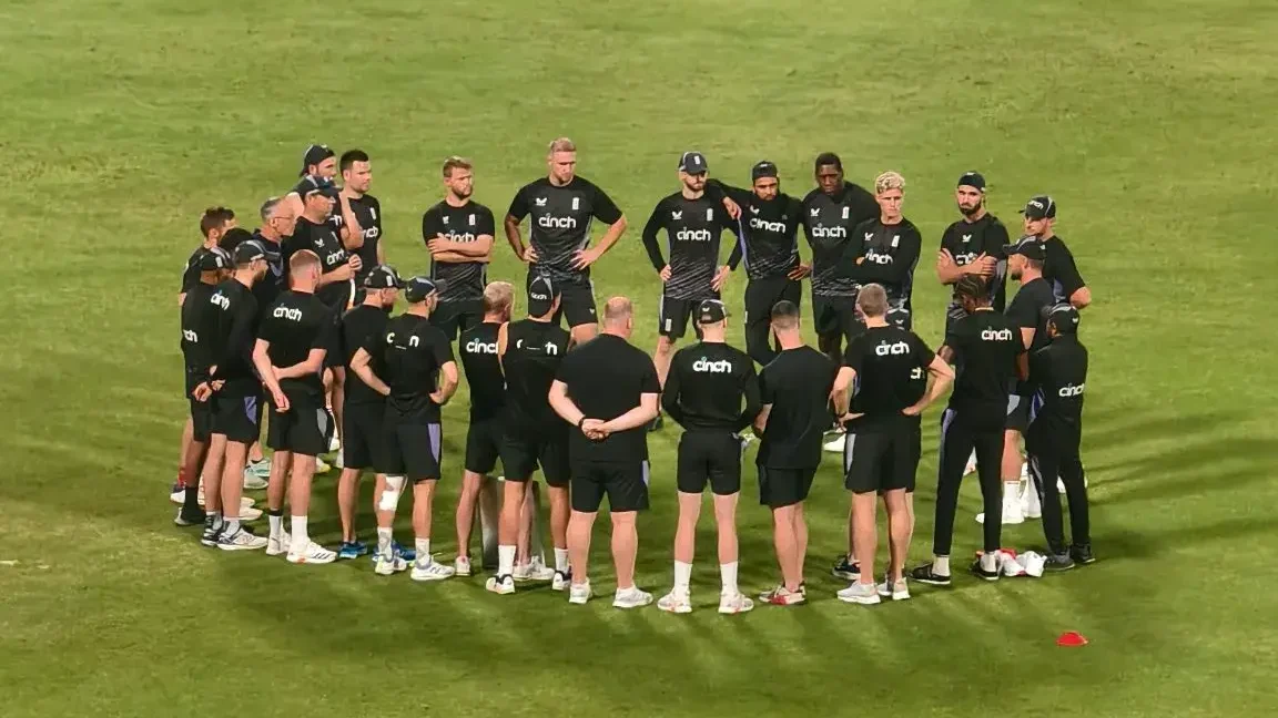 England Began Their Practice Session At Eden Gardens Today