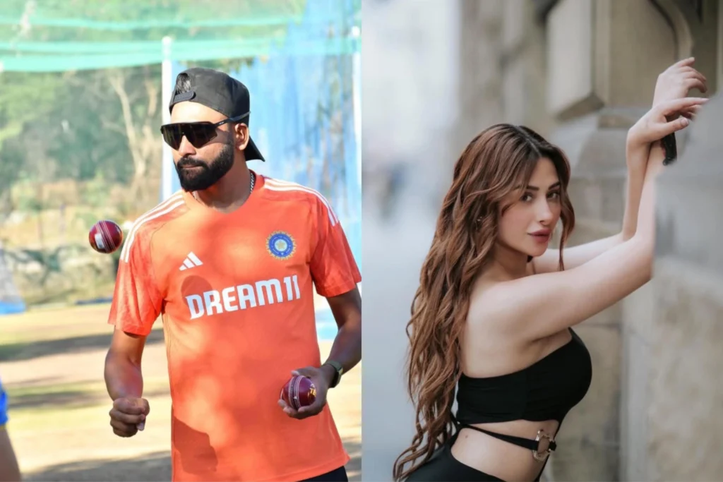 Mohammed Siraj and Mahira Sharma