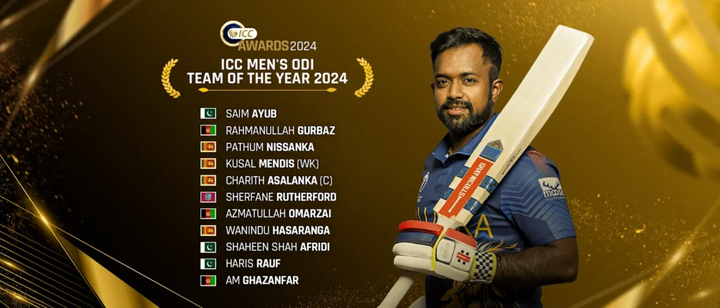 ICC Men ODI Team Of The Year 2024